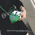 newest animal shape kids bag green bag shoulder hand casual cosmetic bag